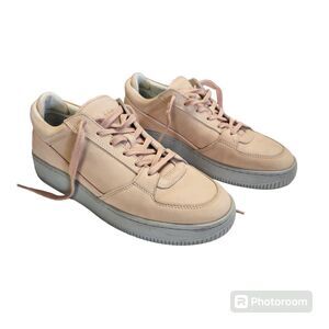 ETQ Amsterdam Mens Low Top Lace Up Neutral Minimalist Casual Sneakers EU 41 US 8